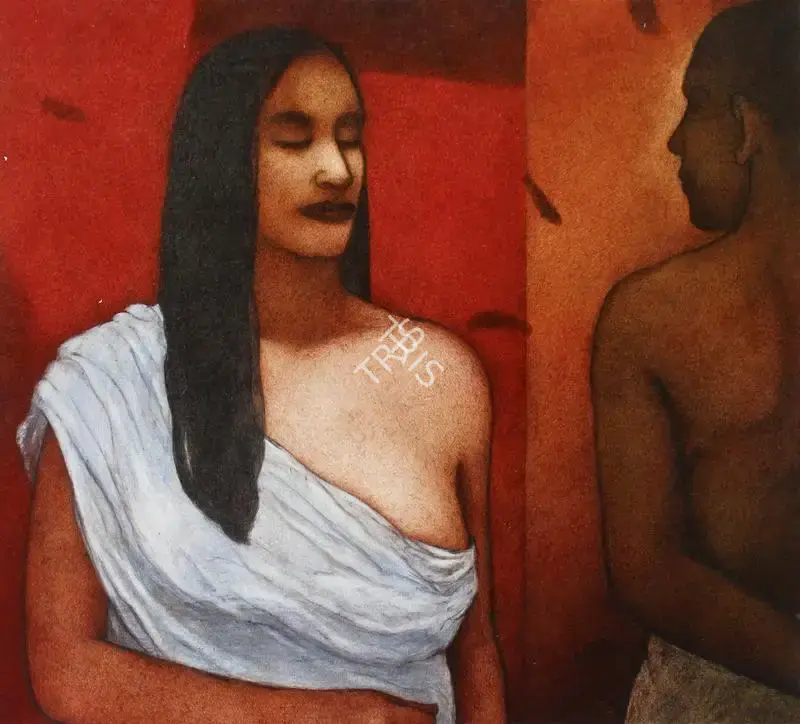 Bhattacharjee, Chandra (Artist). Untitled. Oil on canvas, 2002 | Painting | FineArts | 00561775