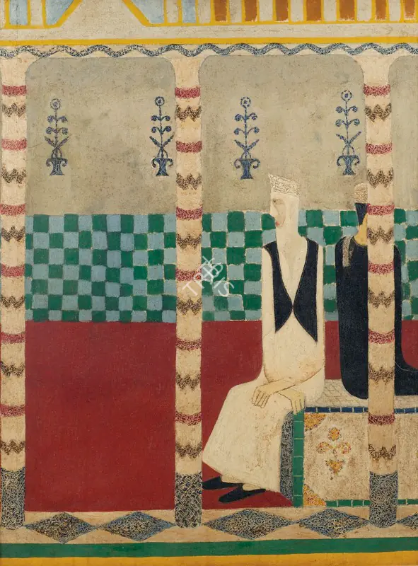 Kar, Sanat (Artist). Memories, 1958 | Painting