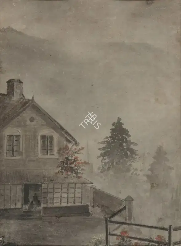 Tagore, Gaganendranath (Artist). Untitled (Darjeeling), c.1920s | Painting