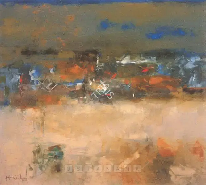 Adimoolam, K.M. (Artist). Untitled. Oil on canvas, 2002 | Painting | FineArts | 00600341