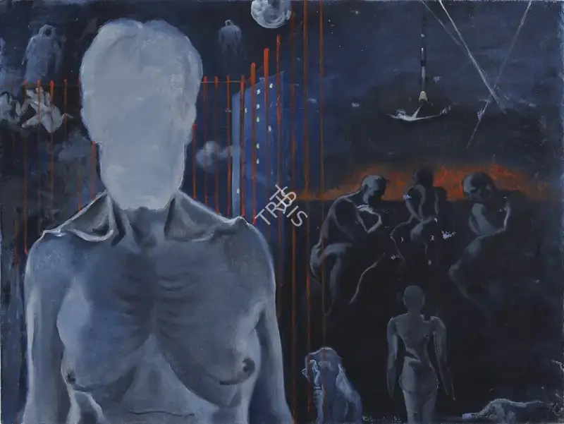 Sanyal, B.C. (Artist). Untitled, 1993 | Painting