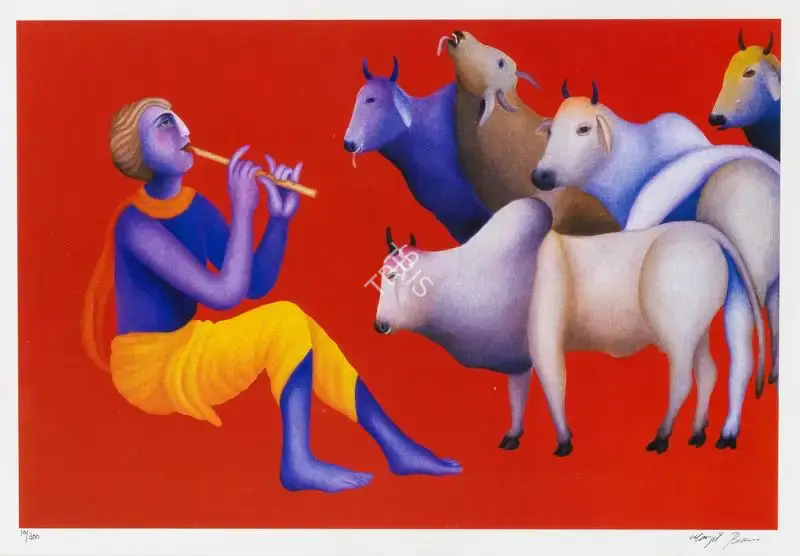Bawa, Manjit (Artist). Bhavna - I, n.d. | Graphic Art