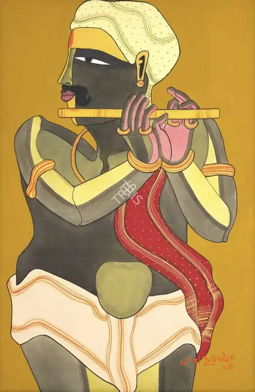 Vaikuntam, Thota (Artist). Untitled. Acrylic on canvas board, 2007 | Painting | EconomicsArt | 00869382