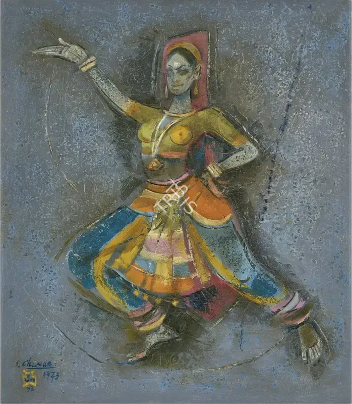Chavda, Shiavax (Artist). Dancer II, 1973 | Painting