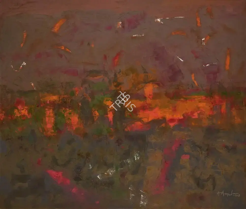Adimoolam, K.M. (Artist). Untitled. Oil on canvas, 2003 | Painting | FineArts | 00357016