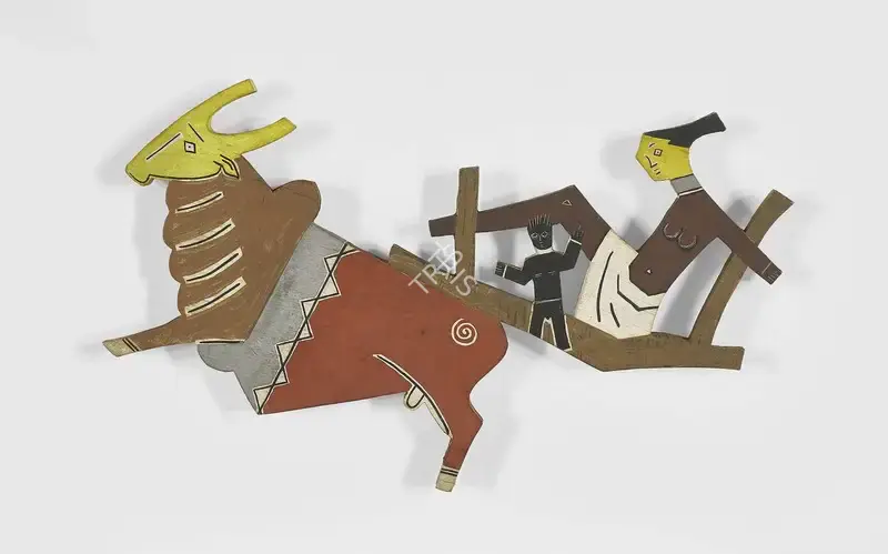 Husain, M.F. (Artist). Bullock Cart, n.d. | Painting