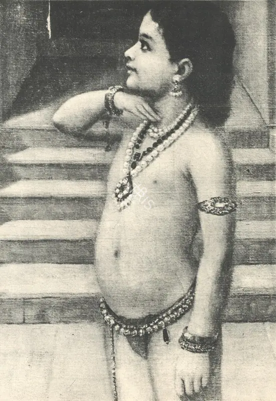 Varma, Raja Ravi (Artist). Mohini and Rugmangoda, 1899 | Painting