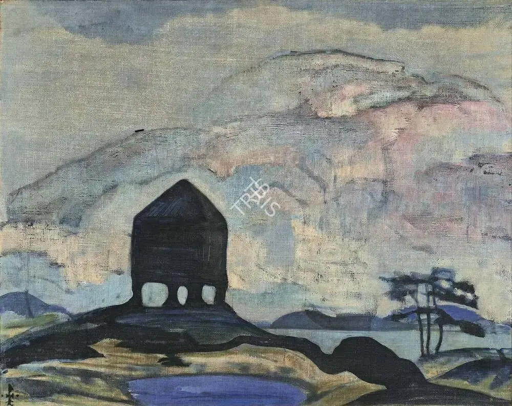 Roerich, Nicholas (Artist). The Hut, n.d. | Painting