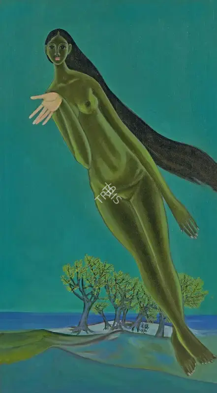 Prabha, B. (Artist). Untitled, 1970 | Painting