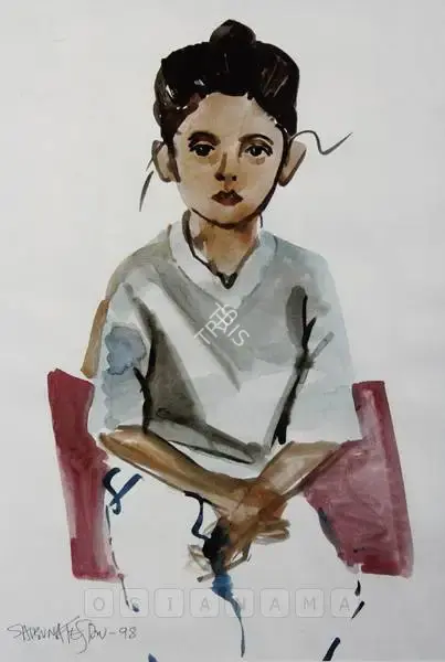 Natesan, Shibu (Artist). Untitled. Watercolour on paper, 1998 | Painting  | 00879973