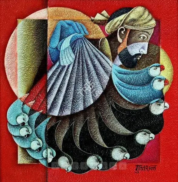 Gujral, Satish (Artist). Untitled, n.d. | Painting