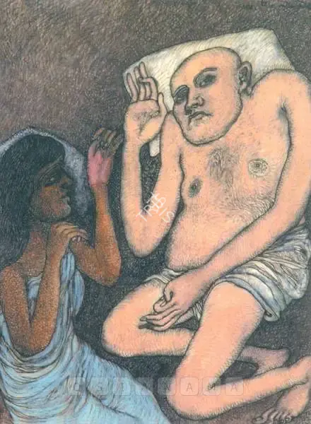 Chowdhury, Jogen (Artist). Untitled, n.d. | Drawing