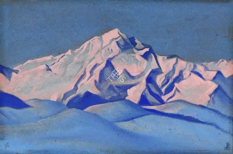 Roerich, Nicholas (Artist). Himalaya. Tempera on board, 1945 | Painting | FineArts | 00333540