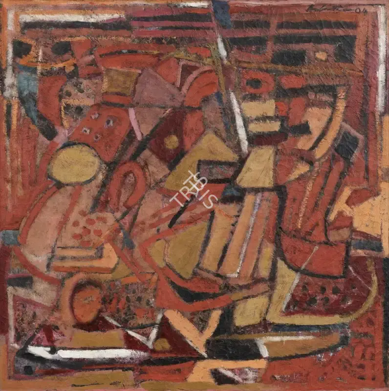 Kudallur, Achutan (Artist). Untitled. Oil on canvas, 2004 | Painting | EconomicsArt | 00870872