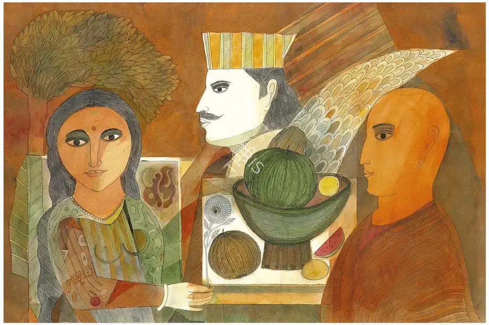 Narayan, Badri (Artist). Untitled, n.d. | Painting
