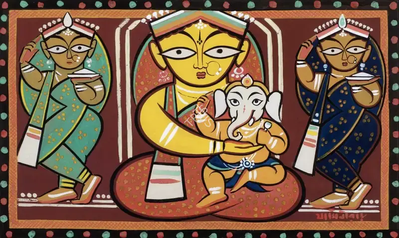 Roy, Jamini (Artist). Untitled, n.d. | Painting