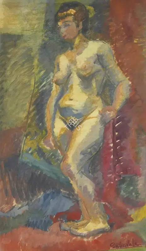 Sabavala, Jehangir (Artist). Untitled (Sculptor's Model), late 1940s | Painting