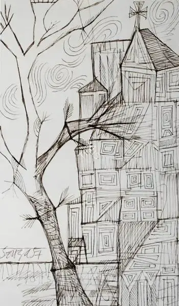 Souza, F.N. (Artist). Untitled, 1957 | Drawing