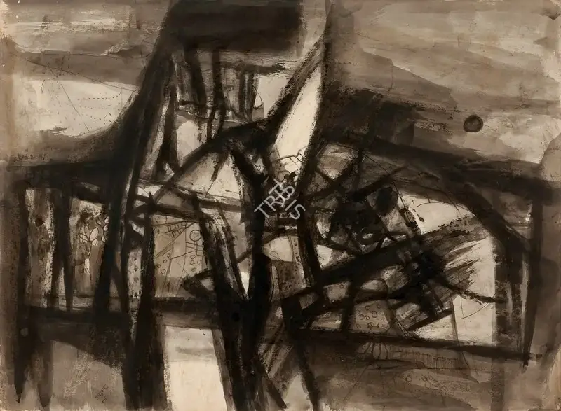 Ramkumar (Artist). Untitled, 1965 | Drawing