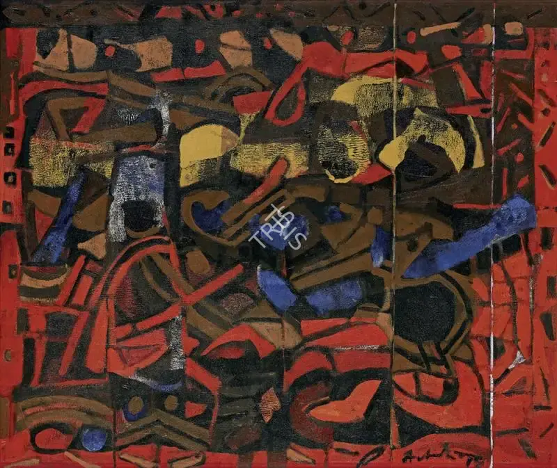 Kudallur, Achutan (Artist). Untitled. Acrylic on canvas, 2015 | Painting | FineArts | 00354884