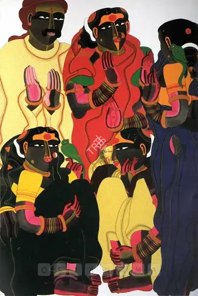 Vaikuntam, Thota (Artist). Untitled. Acrylic on canvas, 2006 | Painting | FineArts | 00897992