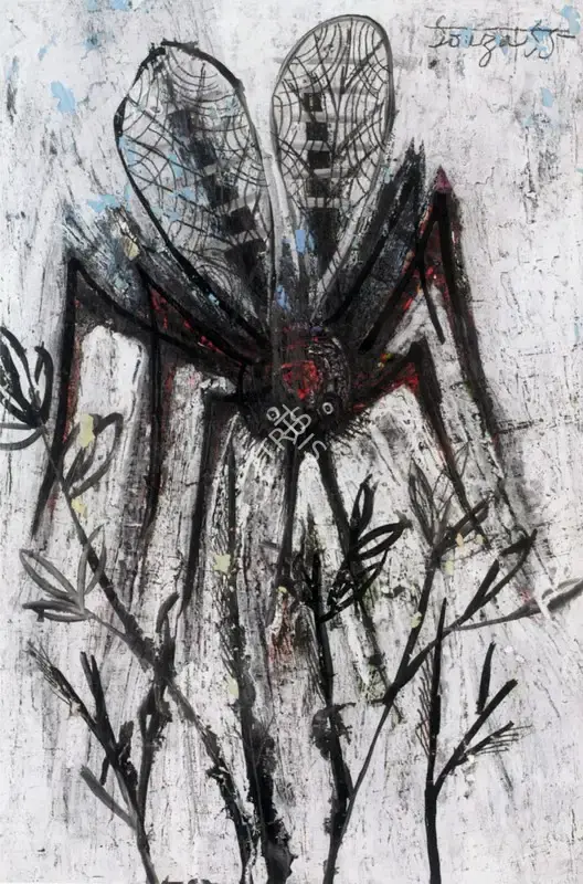Souza, F.N. (Artist). Mosquito, 1955 | Painting
