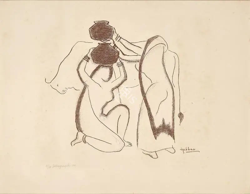 Hebbar, K.K. (Artist). Untitled, 1987 | Graphic Art