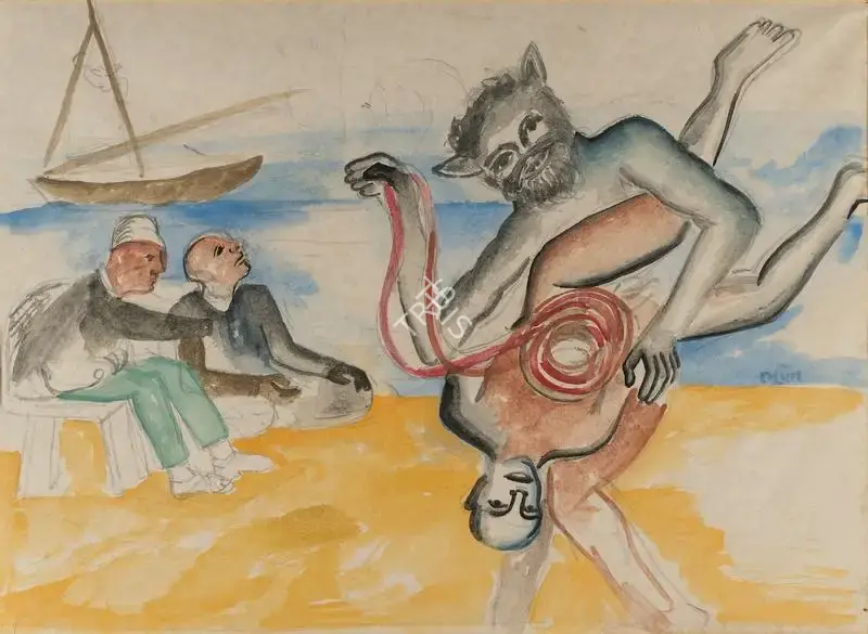 Khakhar, Bhupen (Artist). Untitled, c.1983 | Painting