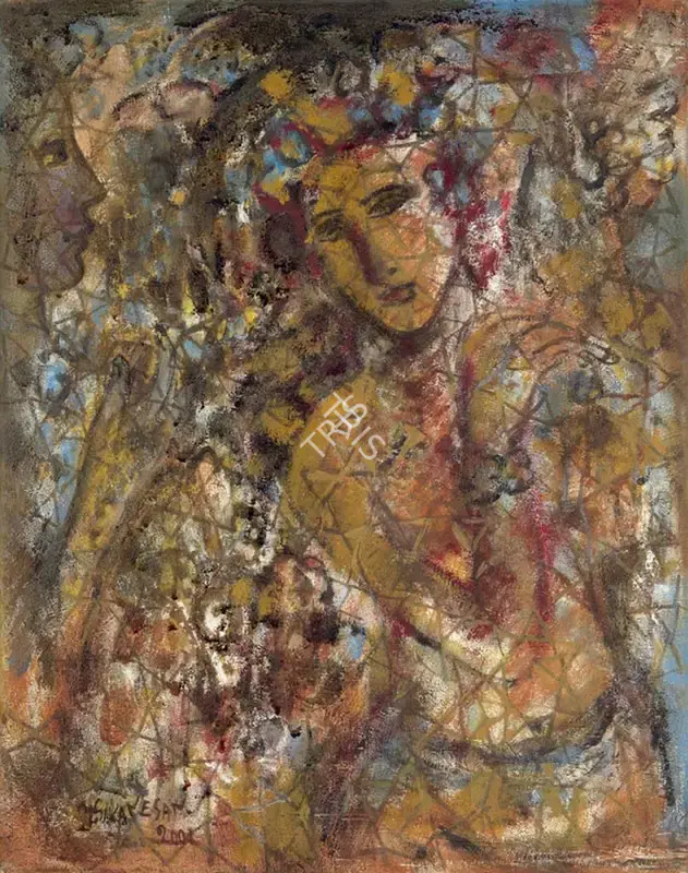 Sivanesan, M. (Artist). Untitled. Oil on canvas, 2001 | Painting | FineArts | 00332448