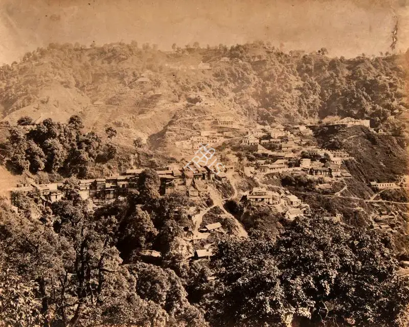 Sache, John Edward (Photographer). Views around Shimla - Eight views around Simla or another hill station. Albumen print, c.1875 | Antiquarian Photograph | Photography | 00116203