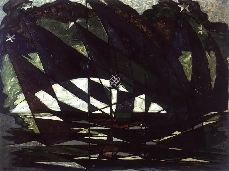 Sabavala, Jehangir (Artist). Of Ships and Stars, 1960 | Painting