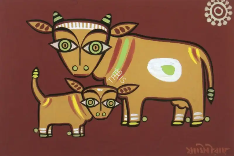Roy, Jamini (Artist). Untitled, n.d. | Painting
