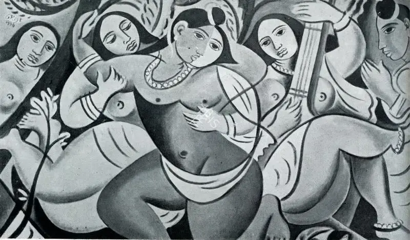 Keyt, George (Artist). Rasa Lila, n.d. | Painting