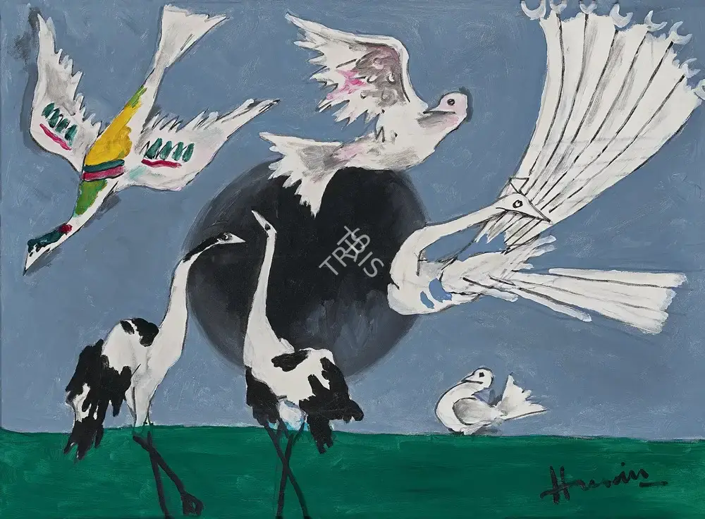 Husain, M.F. (Artist). Untitled, c.1990 | Painting