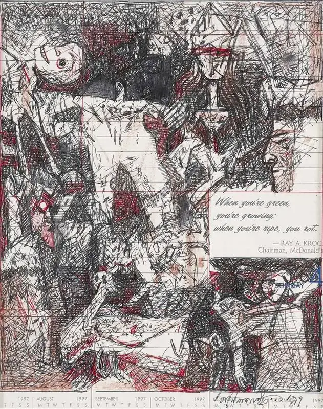 Pyne, Ganesh (Artist). Untitled, 1997 | Painting