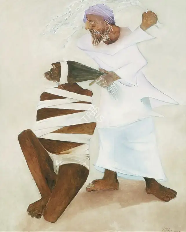 Khanna, Krishen (Artist). Flagellation, 2006 | Painting