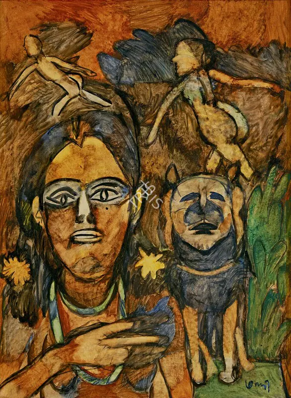Subramanyan, K.G. (Artist). Untitled, n.d. | Painting