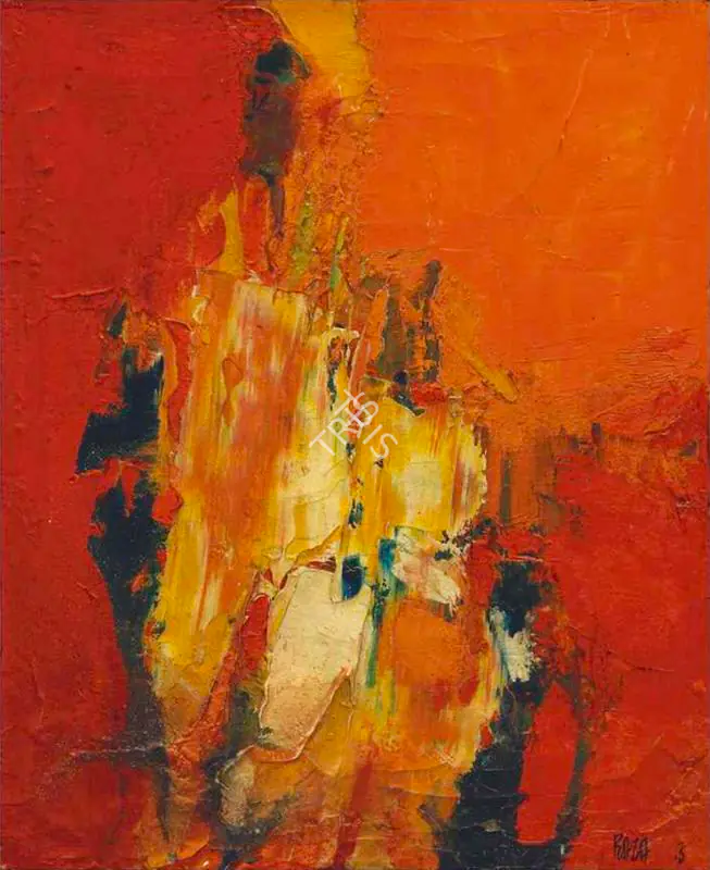 Raza, S.H. (Artist). Untitled, 1963 | Painting