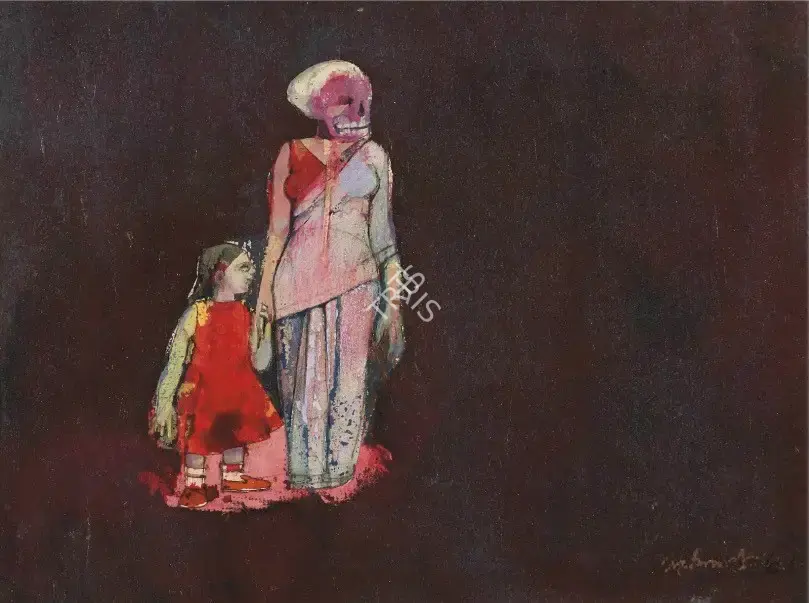 Pyne, Ganesh (Artist). Untitled, 1961 | Painting