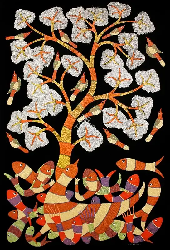 Shyam, Rajendra Kumar (Artist). Untitled. Acrylic on canvas, 2016 | Painting | FineArts | 00603454