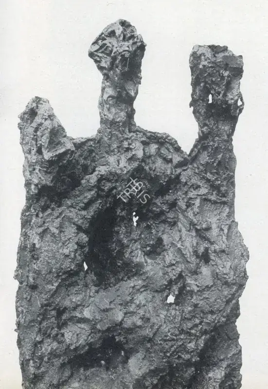 Pochkhanawala, Pilloo (Artist). Trio. Black Cement, n.d. | Marg, December 1962 | Sculpture | FineArts | 00674877