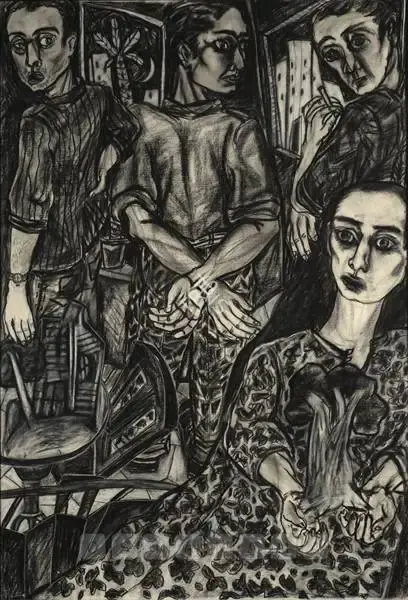 Rodwittiya, Rekha (Artist). The Bonsai People, 1987 | Drawing