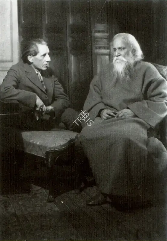 Unknown (Photographer). Rabindranath Tagore and Ananda K. Coomaraswamy, n.d. | Contemporary Photograph