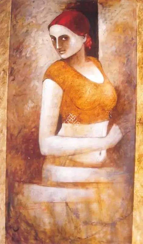 Patnaik, Asit Kumar (Artist). Untitled. Acrylic on canvas, n.d. | Painting | FineArts | 00574735