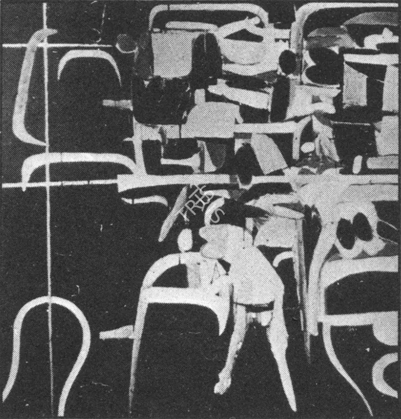 Subramanyan, K.G. (Artist). Interior. 1965 | Art Heritage 4, 1984-1985 | Painting | FineArts | 00530129