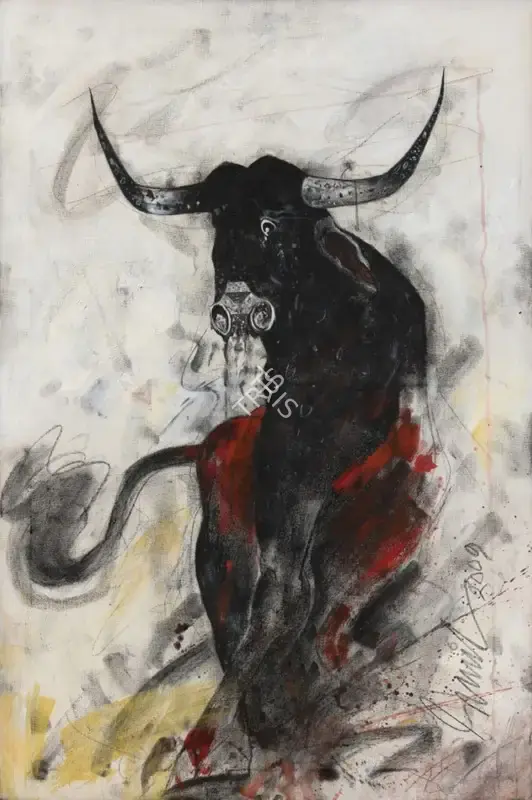 Das, Sunil Kumar (Artist). Untitled. Oil, acrylic and charcoal on canvas, 2009 | Painting  | 00869007