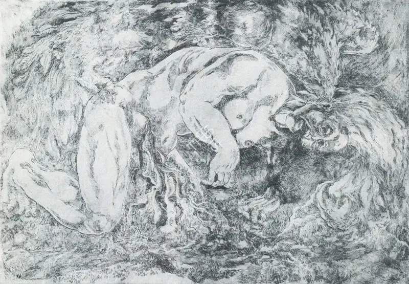 Roy, Ira (Artist). Untitled. Etching, 1973 | Marg, March 1978 | Graphic Art | FineArts | 00674588