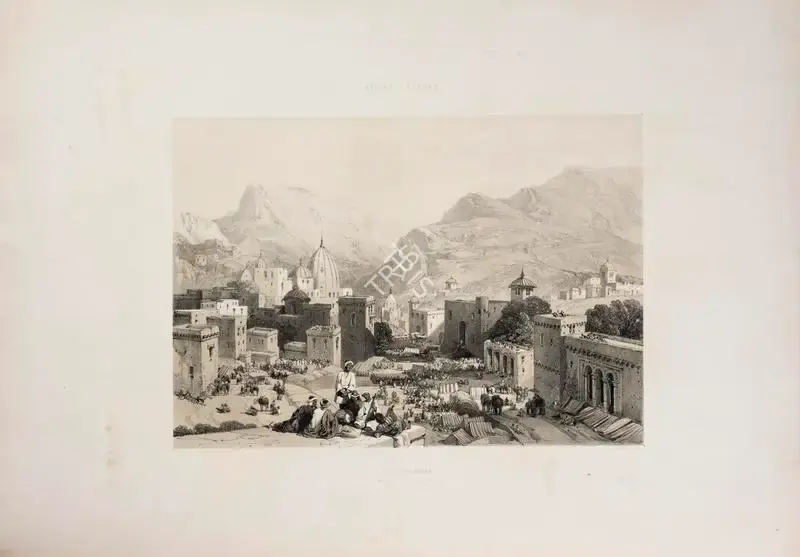 Hardinge, J.D. (Lithographer). Poormandal. Print on paper, circa 1847 | Lithograph, Recollections of India, 1847 | ArcHeritage | 00156328