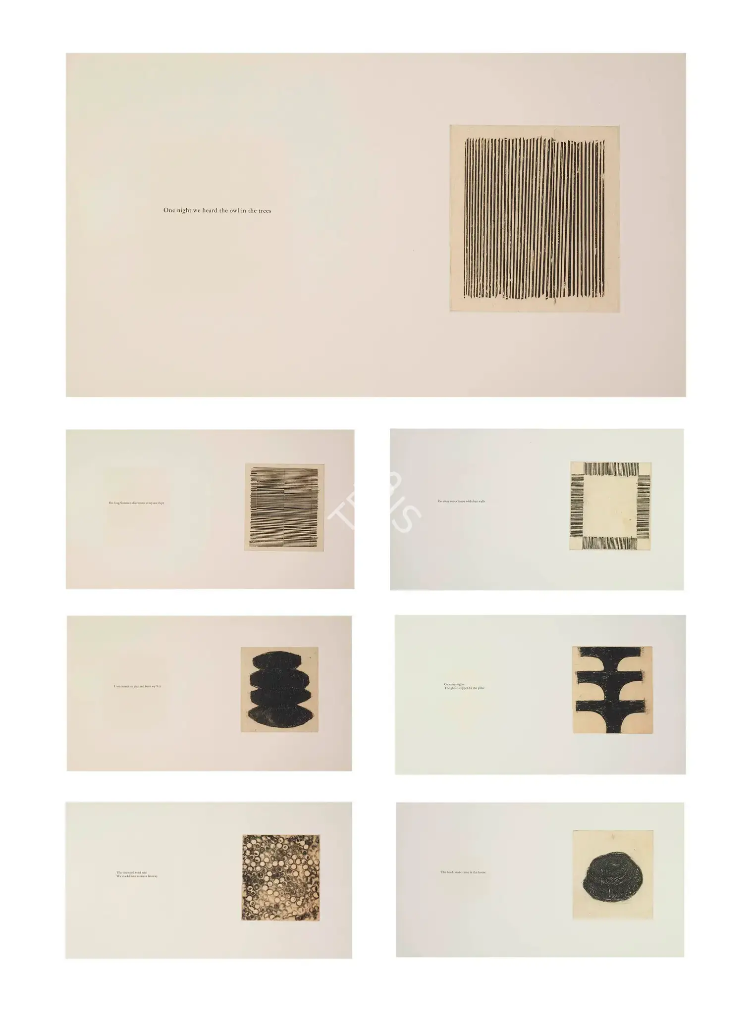 Hashmi, Zarina (Artist). House With Four Walls, 1991 | Drawing