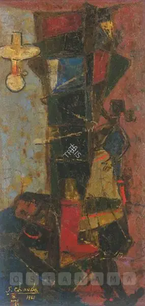 Chavda, Shiavax (Artist). Untitled, 1961 | Painting